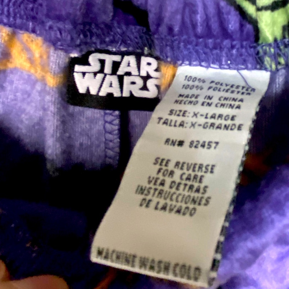 STAR WARS  Halloween Mandalorian Sleep Lounge Pants Costume Women’s Size XL - Picture 5 of 6